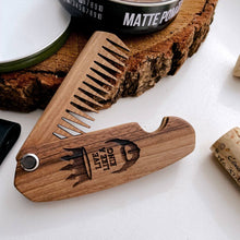Load image into Gallery viewer, men's mstache combs