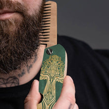 Load image into Gallery viewer, wood combs for beard