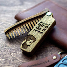 Load image into Gallery viewer, wooden man combs