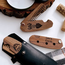 Load image into Gallery viewer, wooden combs for king