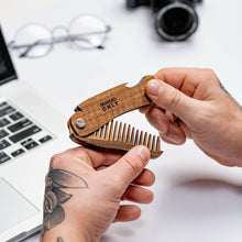 Load image into Gallery viewer, bottle opener comb for man
