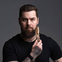 Load image into Gallery viewer, walnut comb for beard