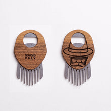 Load image into Gallery viewer, wooden men's round combs