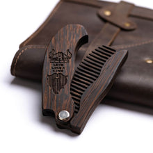 Load image into Gallery viewer, wenge comb for beard 

