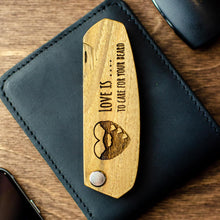 Load image into Gallery viewer, male wooden comb