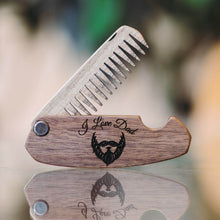 Load image into Gallery viewer, wooden comb for boys