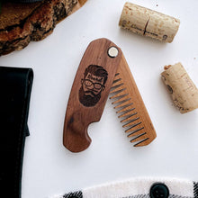 Load image into Gallery viewer, wooden comb for male
