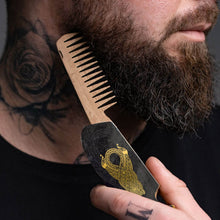 Load image into Gallery viewer, wooden comb for beard
