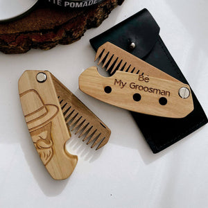 wooden care comb 