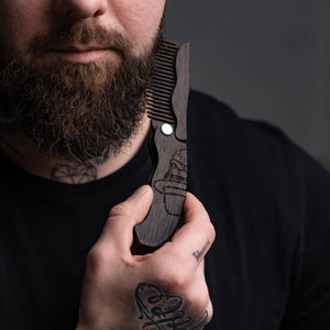 woody beard comb 