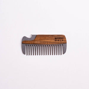thin combs with wood 