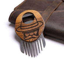 Load image into Gallery viewer, round wooden  combs
