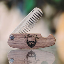 Load image into Gallery viewer, wooden comb for boys 
